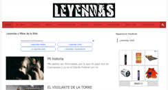 Desktop Screenshot of leyendasweb.com