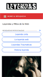 Mobile Screenshot of leyendasweb.com